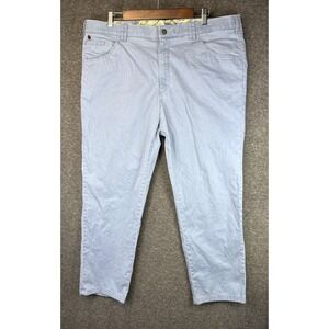 Meyer Dublin Light Blue Organic Cotton Pants Mens Size 38 x 28 Designer Trousers